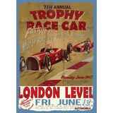 Παλιά εικόνα με αγωνιστικά αμάξια