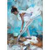 Ελαιογραφία μπαλαρίνας
