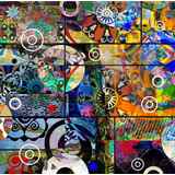 Αφηρημένο ψηφιακό graffiti