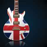Ηλεκτρική κιθάρα με την Βρετανική σημαία
