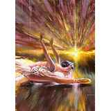 Μπαλαρίνα στην δύση του ηλίου