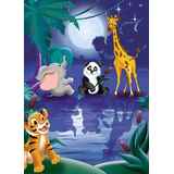 Χαριτωμένα ζωάκια το βράδυ στο δάσος