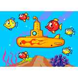 Υποβρύχιο με ψαράκια στο πλάι του