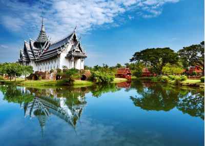 Παλάτι της αρχαίας πόλης στην Ταϊλάνδη