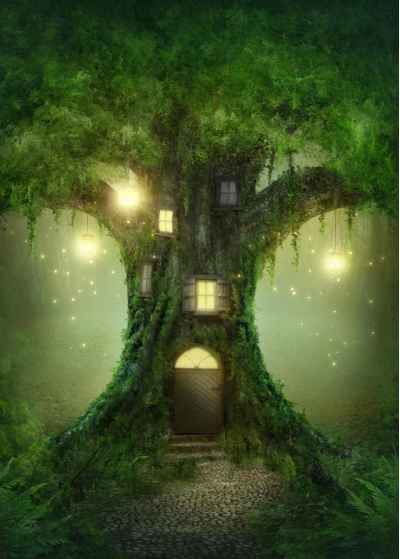 Φανταστικό σπίτι σε δέντρο
