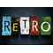 Η λέξη retro από πινακίδες αυτοκινήτων
