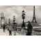 Η θέα του Παρισιού με τον Αλέξανδρο ΙΙΙ και τον πύργο του Άιφελ
